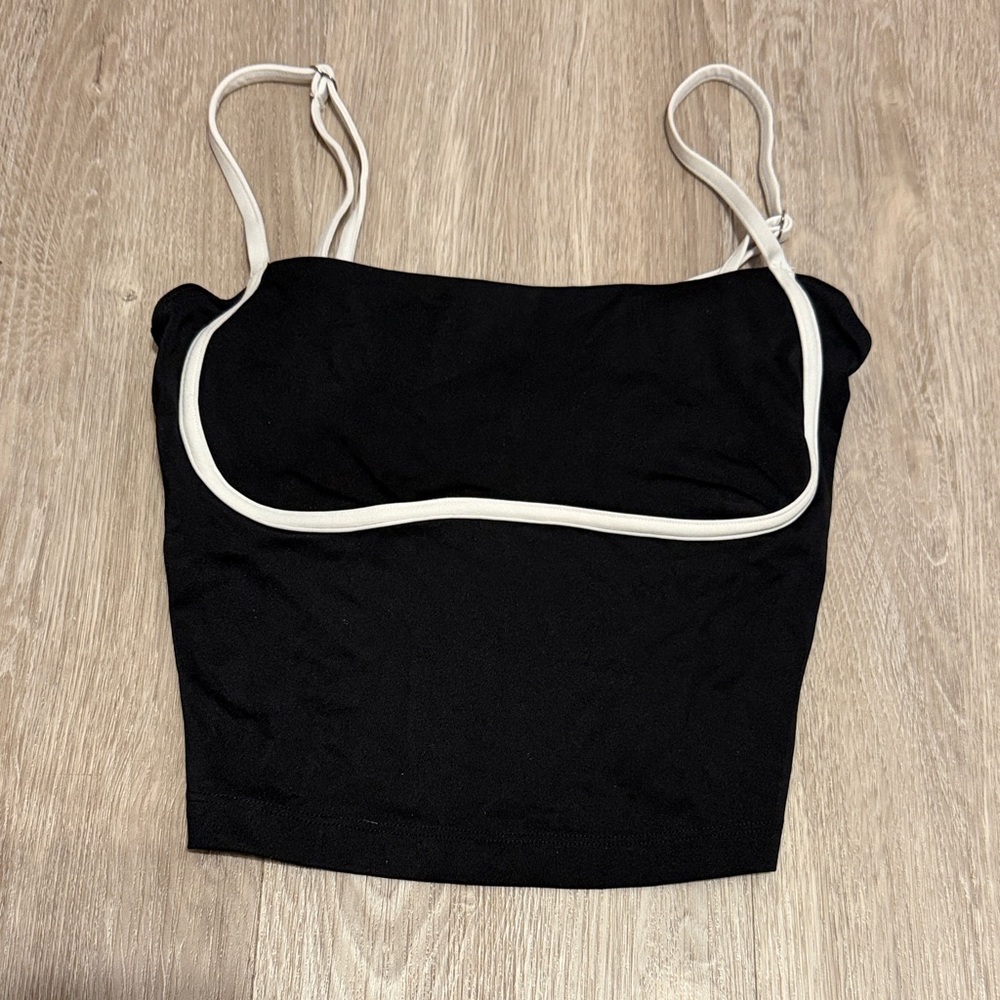 Gilly Hicks Black Camisole with White Trim